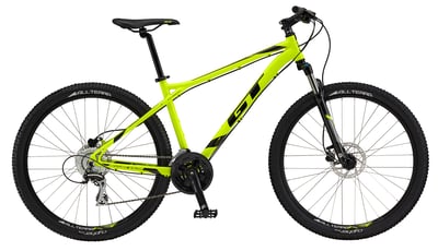 Aggressor Expert, 27.5” wheel, neon yellow GT Mountain bicycle